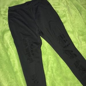 Black Ripped Leggings